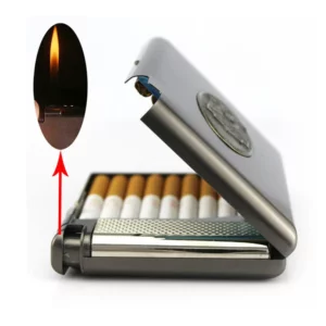 Luxury cigarette case with lighter​